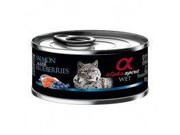 Imagen del producto Alpha Spirit As lata gato salmón arandan 18x85gr
