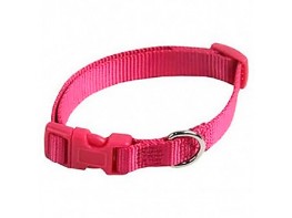 Imagen del producto Papillón collar ajustable nylon 10 mm x 20-30 cm rosa