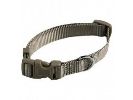 Imagen del producto Papillón collar ajustable nylon 10 mm x 20-30 cm gris