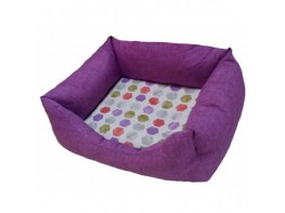 Imagen del producto Siesta cama morado hexagonos 85 cm