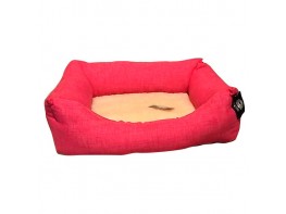 Imagen del producto Siesta cama rosa cojin borreguito 55 cm