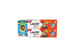 Imagen del producto Lacer Junior gel dental fresa duplo + figura Sonic 75ml