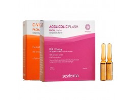 Imagen del producto Sesderma Pack Acglicolic flash + Cvit flash serum 2 amp
