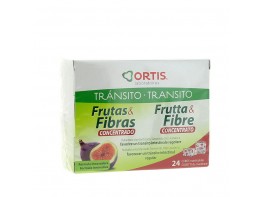 Imagen del producto Ortis frutas fibras forte 24 cubos masticables