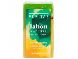 Imagen del producto Puritas jabon aloe vera y limon 100 g.