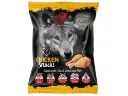 Alpha Spirit snack tacos perro pollo 50 gr (24 uds)